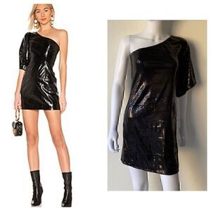 NEW! Unaluna Collection Black Sequin Dress